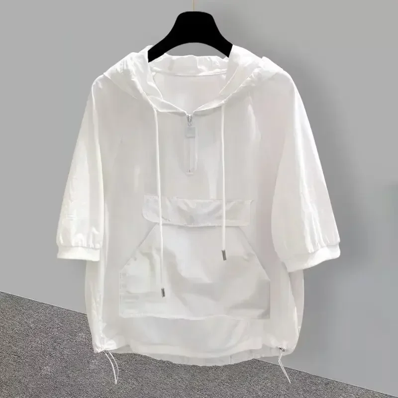 2025 Trendy Hooded Short Sleeve Men's T-Shirt Loose Fit Korean Style INS Hong Kong Style Couple Clothing Half Sleeve T-Shirt
2025 Trendy Hooded Short Sleeve Men's T-Shirt Loose Fit Korean Style INS Hong Kong Style Couple Clothing Half Sleeve T-Shirt