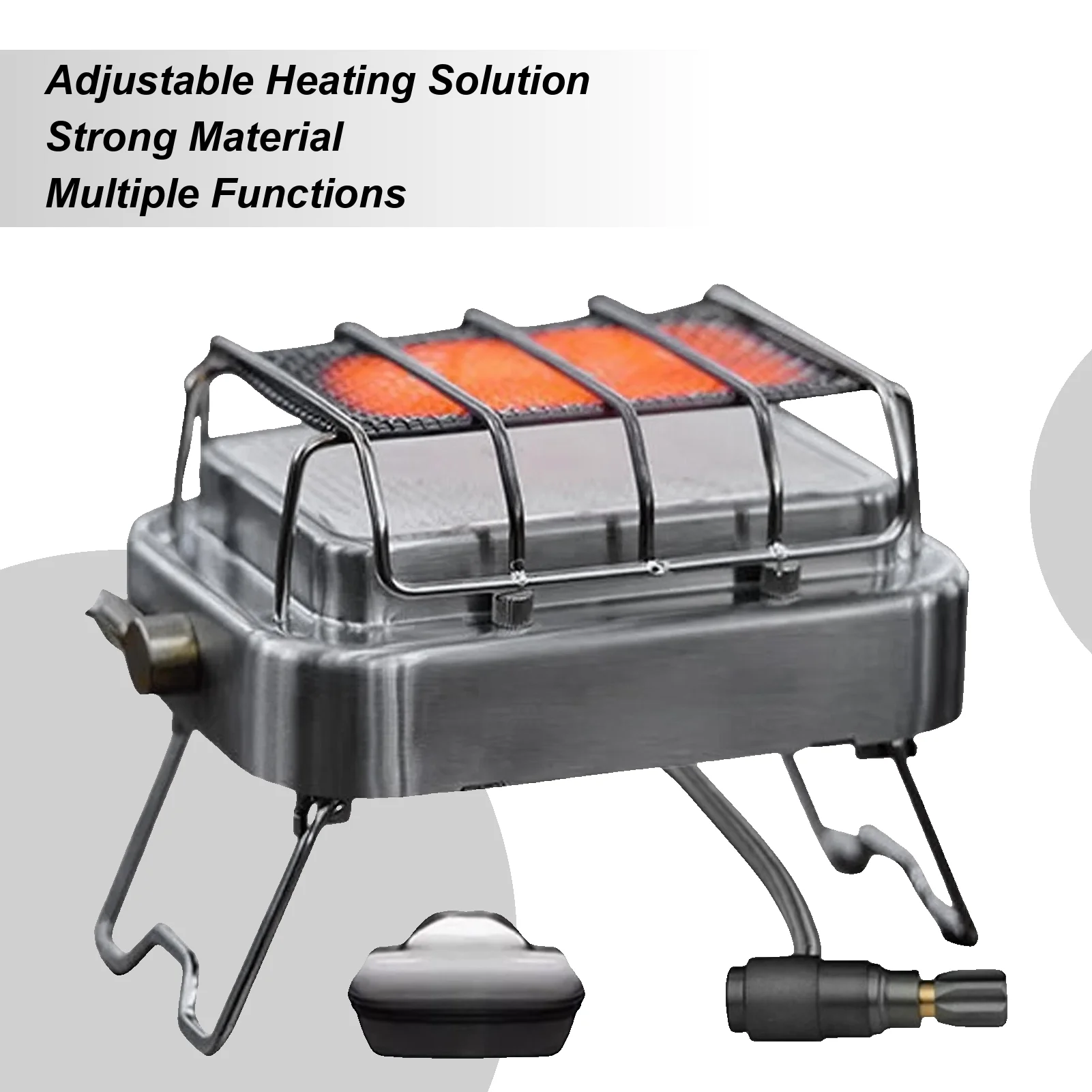 Tent Heater Cooking Stove Warmer 2-in-1 Small Propane Heater For Outdoor Hiking Patio Garage Fishing Wildlife Watching 1-2
Tent Heater Cooking Stove Warmer 2-in-1 Small Propane Heater For Outdoor Hiking Patio Garage Fishing Wildlife Watching 1-2