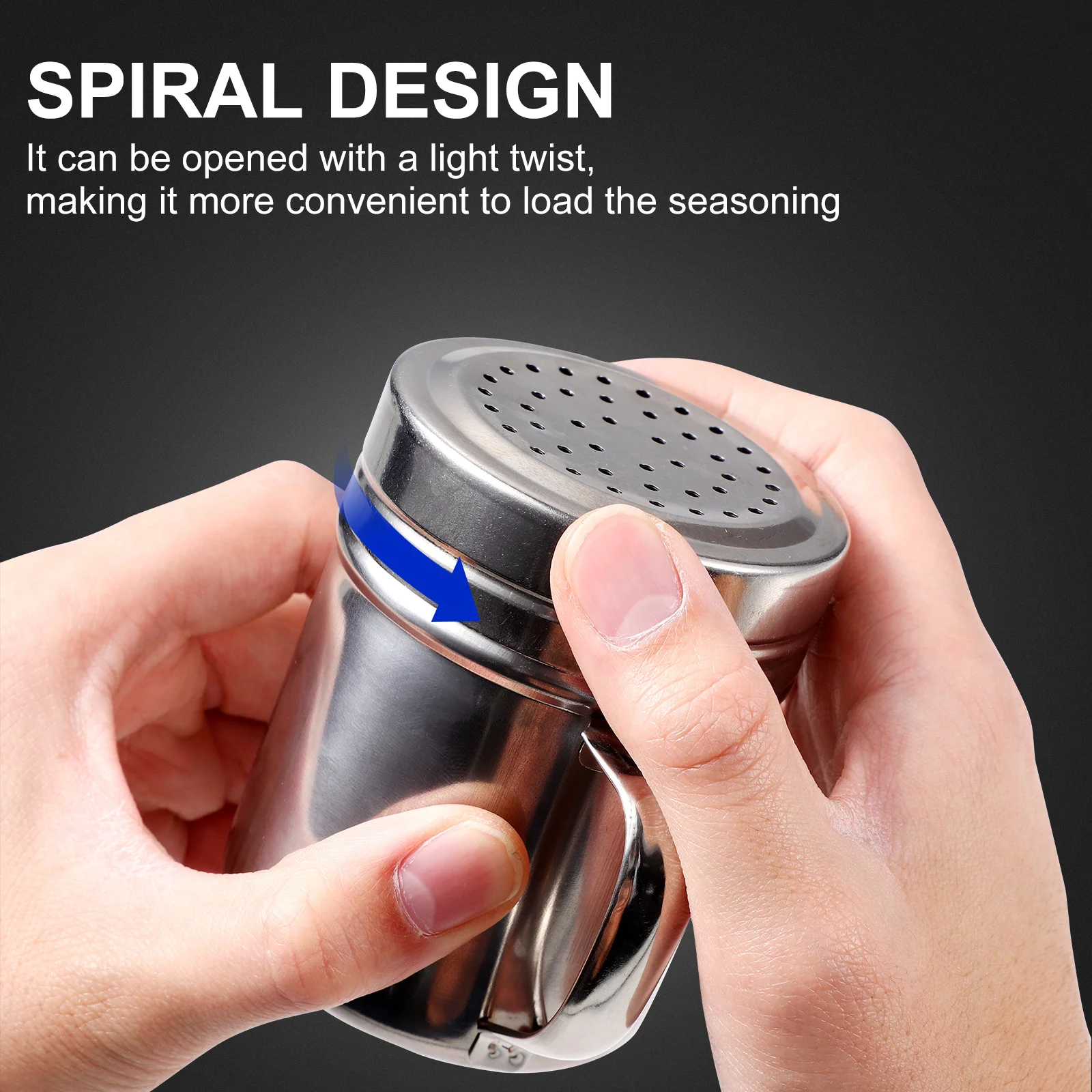 2Pcs Stainless Steel Dredge Shaker Airtight Condiment Container for Home Kitchen Bbq Salt Pepper Powder
2Pcs Stainless Steel Dredge Shaker Airtight Condiment Container for Home Kitchen Bbq Salt Pepper Powder