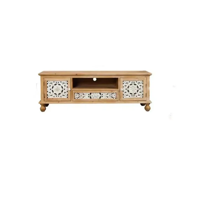 American light luxury retro old villa living room hollow carved solid wood TV cabinet
American light luxury retro old villa living room hollow carved solid wood TV cabinet