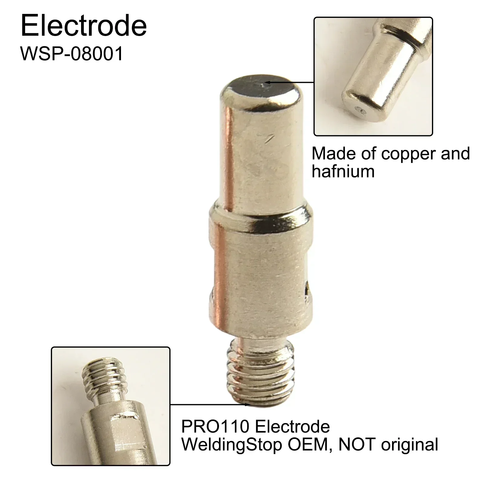 Высококачественные сменные насадки для плазменной резки, электрод для Klutch 275i 375i P400DV P300i, упаковка из 20 шт.
Высококачественные сменные насадки для плазменной резки, электрод для Klutch 275i 375i P400DV P300i, упаковка из 20 шт.