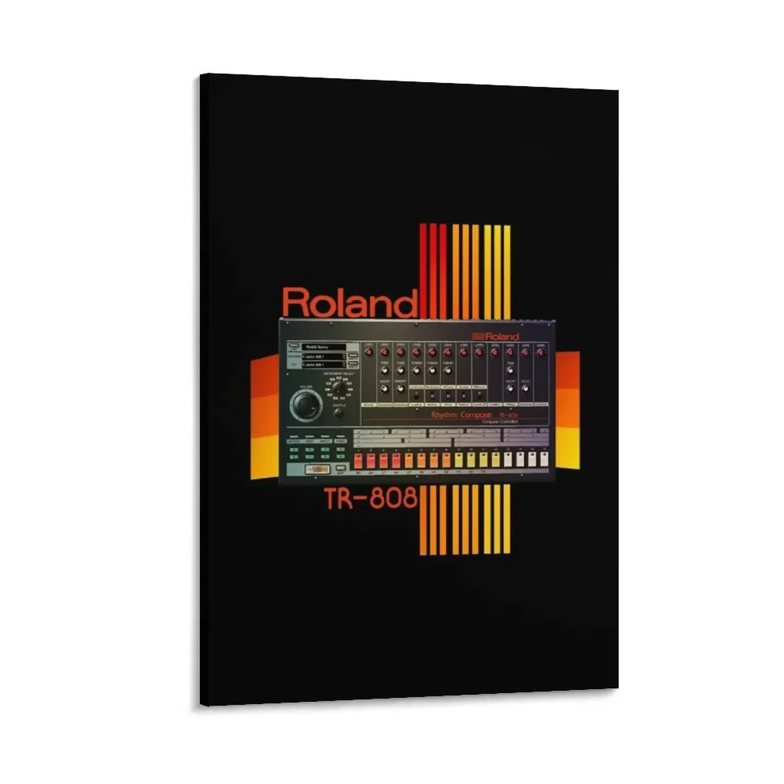 ROLAND TR-808 Drum Machine: MODEL electronic music instrument by La French Touch Canvas Painting room decorations for men
ROLAND TR-808 Drum Machine: MODEL electronic music instrument by La French Touch Canvas Painting room decorations for men