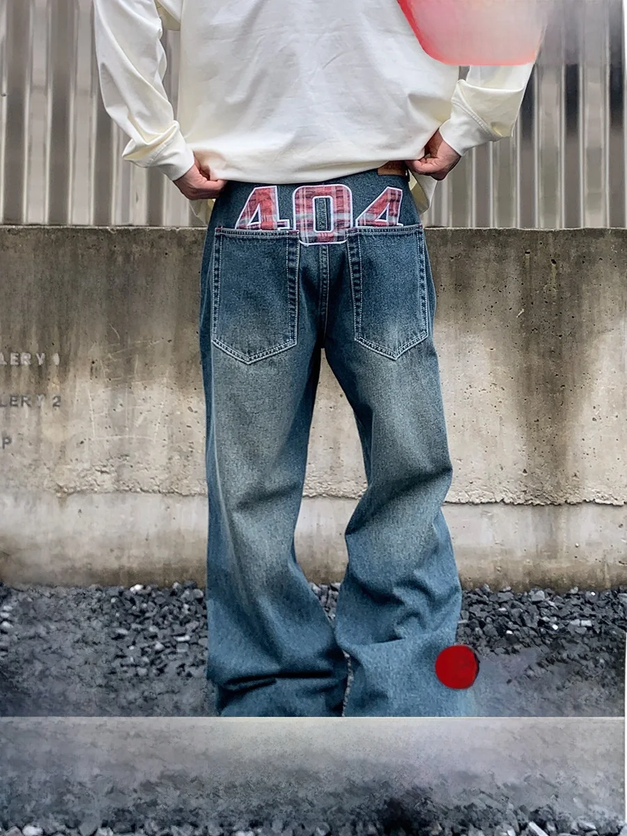 American mat Embroidered Patchwork Denim Jeans Men's Vintage Waed Small Design Long Trousers High Waist Youth Sle
American mat Embroidered Patchwork Denim Jeans Men's Vintage Waed Small Design Long Trousers High Waist Youth Sle