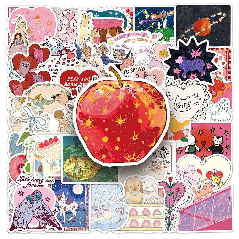 10/30/50PCS Retro Fairy Tale Cartoon Stickers Aesthetic DIY Stationery Diary Luggage Waterproof Vintage Decoration Decals Gifts
10/30/50PCS Retro Fairy Tale Cartoon Stickers Aesthetic DIY Stationery Diary Luggage Waterproof Vintage Decoration Decals Gifts