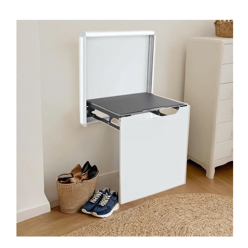 Wall-Mounted Folding Chair Stool Invisible Hanging Design for Porch Kitchen Living Room or Outdoor Hidden Shoe Bench Seat
Wall-Mounted Folding Chair Stool Invisible Hanging Design for Porch Kitchen Living Room or Outdoor Hidden Shoe Bench Seat