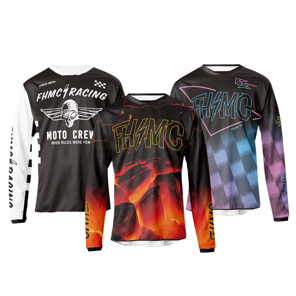 2024 mountain bike Off-road motorcycle jersey DH shirt quick-drying men's cycling downhill Round neck jersey
2024 mountain bike Off-road motorcycle jersey DH shirt quick-drying men's cycling downhill Round neck jersey