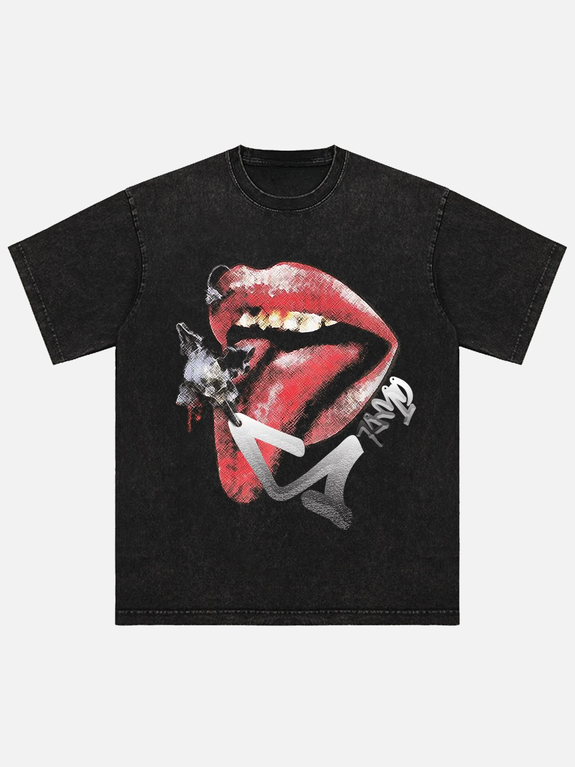 American Style Lips Graphic Washed Cotton T-shirt Unisex Men Women Streetwear Summer Casual Short Sleeve Fashion Round Neck Tops
American Style Lips Graphic Washed Cotton T-shirt Unisex Men Women Streetwear Summer Casual Short Sleeve Fashion Round Neck Tops