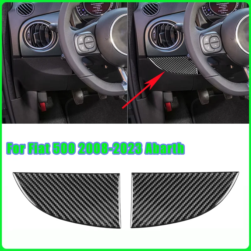 Real Carbon Fiber sticker For Fiat 500 2008-2023 Abarth 595 2012-2023 Abarth 695 2017-2023 Side Air Outlet Panel Lower Cover
Real Carbon Fiber sticker For Fiat 500 2008-2023 Abarth 595 2012-2023 Abarth 695 2017-2023 Side Air Outlet Panel Lower Cover