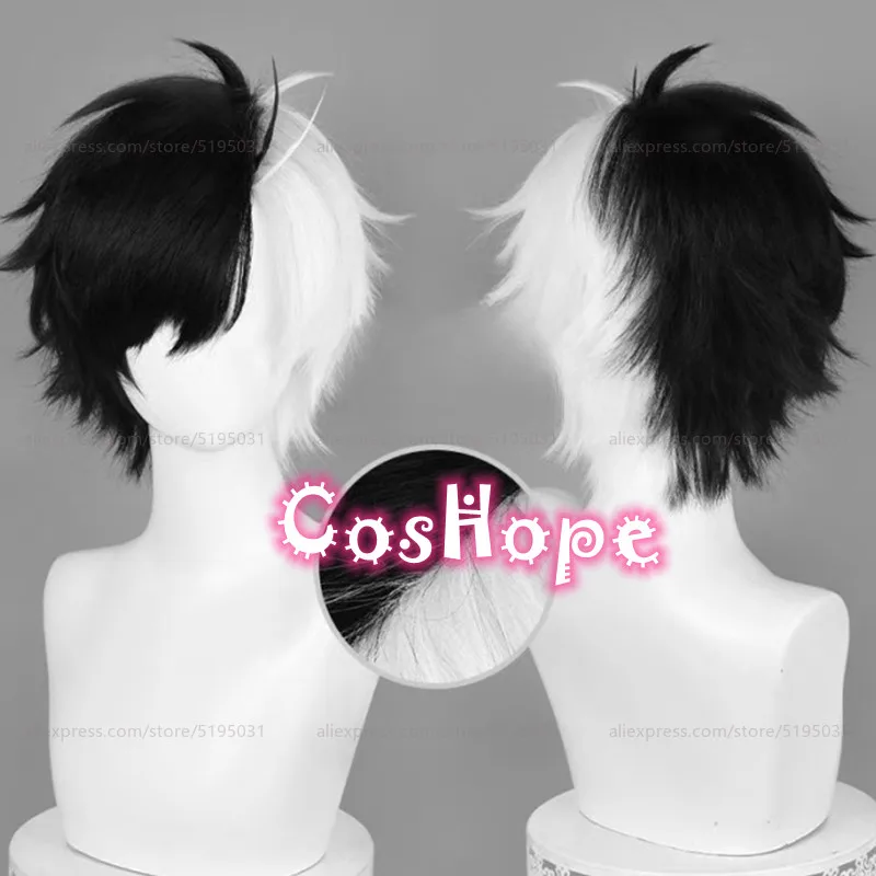 Sakura Haruka Cosplay Wig Unisex 30cm Short White Black Wig Cosplay Anime Wigs Heat Resistant Synthetic Wigs
Sakura Haruka Cosplay Wig Unisex 30cm Short White Black Wig Cosplay Anime Wigs Heat Resistant Synthetic Wigs