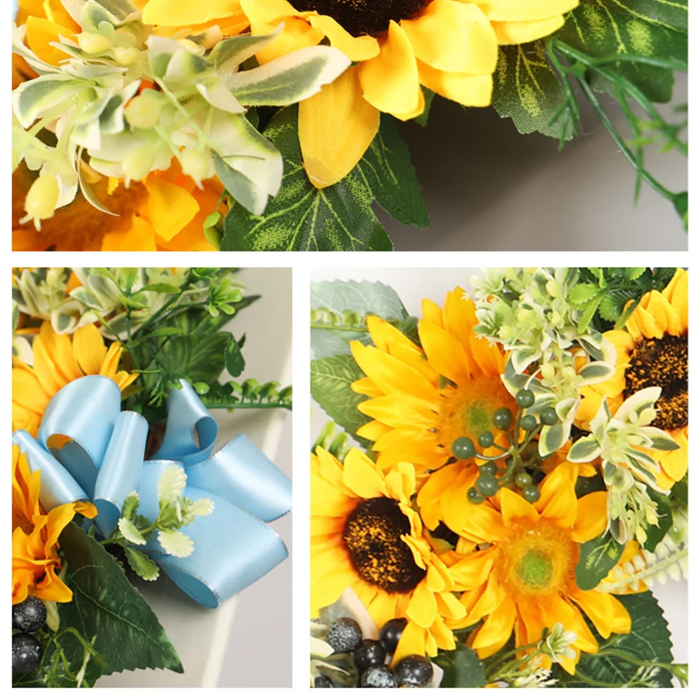 Simulated Sunflower Wreath Hanging Garland Eucalyptus Artificial Decorations Wall Hangings Baby
Simulated Sunflower Wreath Hanging Garland Eucalyptus Artificial Decorations Wall Hangings Baby