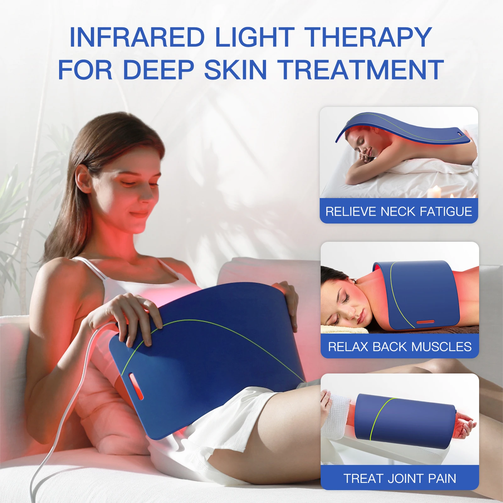 Compact Red Light Therapy Pad Model 01 660nm 850nm Body Wearable Wrap Heating Large with Timer Solid Core Durable
Compact Red Light Therapy Pad Model 01 660nm 850nm Body Wearable Wrap Heating Large with Timer Solid Core Durable