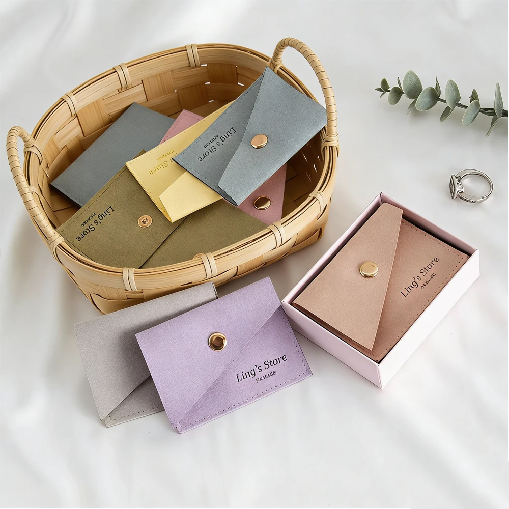100pcs Custom Logo Jewelry Microfiber Bevel Gold Snap Bag Earring Stud Ring Box Necklace Bracelet Packaging Gift Organizer Pouch
100pcs Custom Logo Jewelry Microfiber Bevel Gold Snap Bag Earring Stud Ring Box Necklace Bracelet Packaging Gift Organizer Pouch
