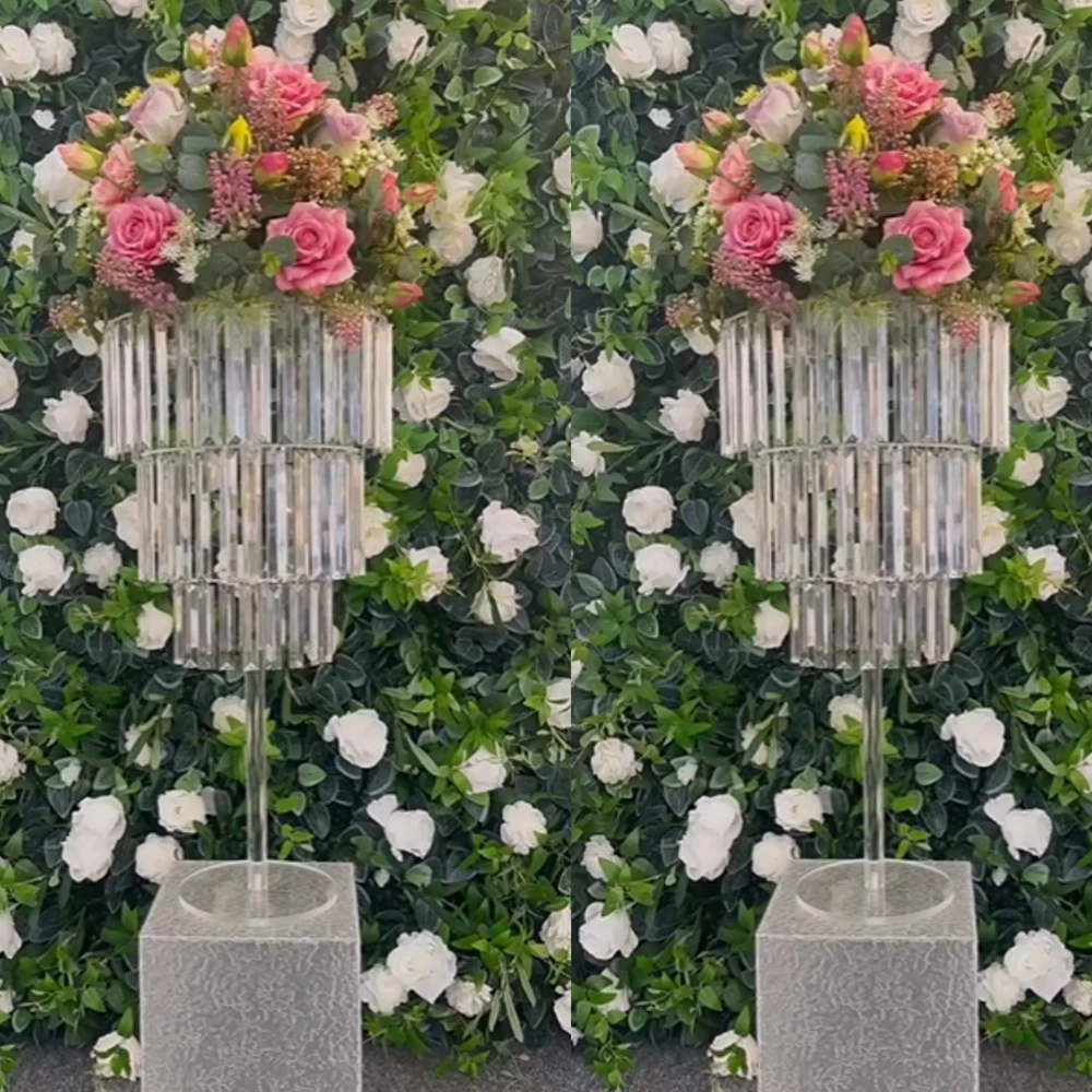 60-100cm 10pcs 3-Tier Metal Flower Stand Metal Table Center Vase Round Chandelier Display Stand for Events Weddings Home Decor
60-100cm 10pcs 3-Tier Metal Flower Stand Metal Table Center Vase Round Chandelier Display Stand for Events Weddings Home Decor