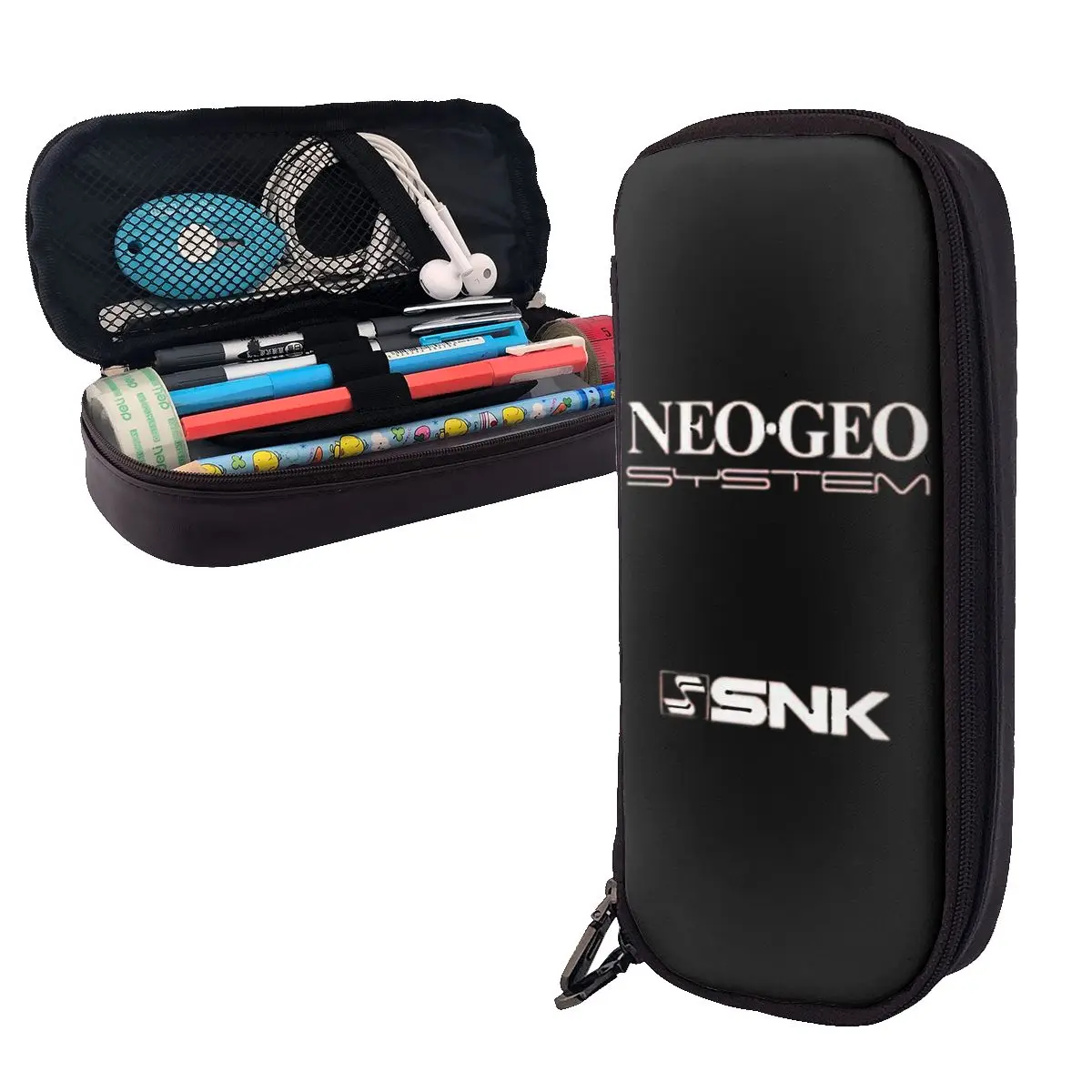Neo Geo Logo Neogeo Arcade Leather Pencil Cases Pen Holder Storage Stationery Supplies Pen Box Pencil Bag for Boy Girl School
Neo Geo Logo Neogeo Arcade Leather Pencil Cases Pen Holder Storage Stationery Supplies Pen Box Pencil Bag for Boy Girl School