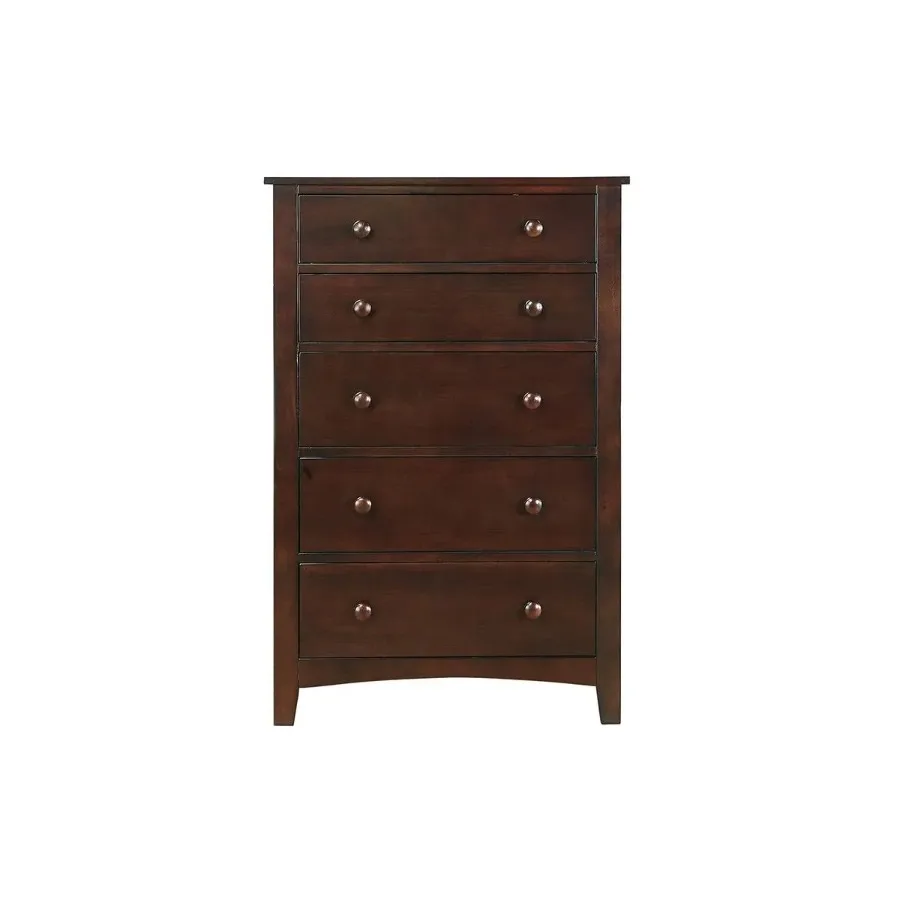 Dark Oak Finish Contemporary Plywood Pine Veneer 1pc Chest of Drawers 5 drawers Tall bedroom furniture
Dark Oak Finish Contemporary Plywood Pine Veneer 1pc Chest of Drawers 5 drawers Tall bedroom furniture