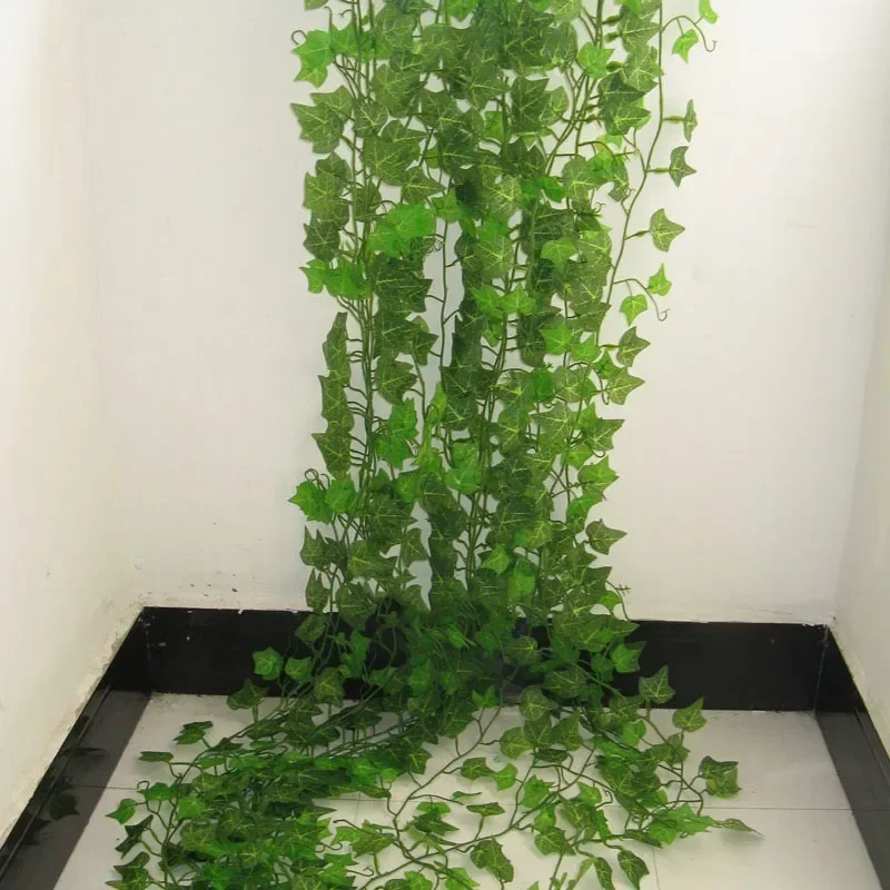 2.4M Artificial Ivy green Leaf Garland Plants Vine Fake Foliage Flowers Home Decor Plastic Artificial Flower Rattan string
2.4M Artificial Ivy green Leaf Garland Plants Vine Fake Foliage Flowers Home Decor Plastic Artificial Flower Rattan string