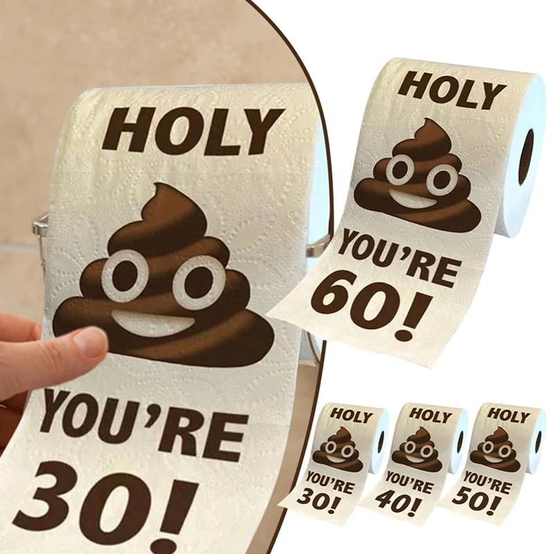 2 Roll Funny Toilet Paper Roll Birthday Gifts For Women Men Gift Toilet Paper Bathroom Prank Joke Fun Paper
2 Roll Funny Toilet Paper Roll Birthday Gifts For Women Men Gift Toilet Paper Bathroom Prank Joke Fun Paper