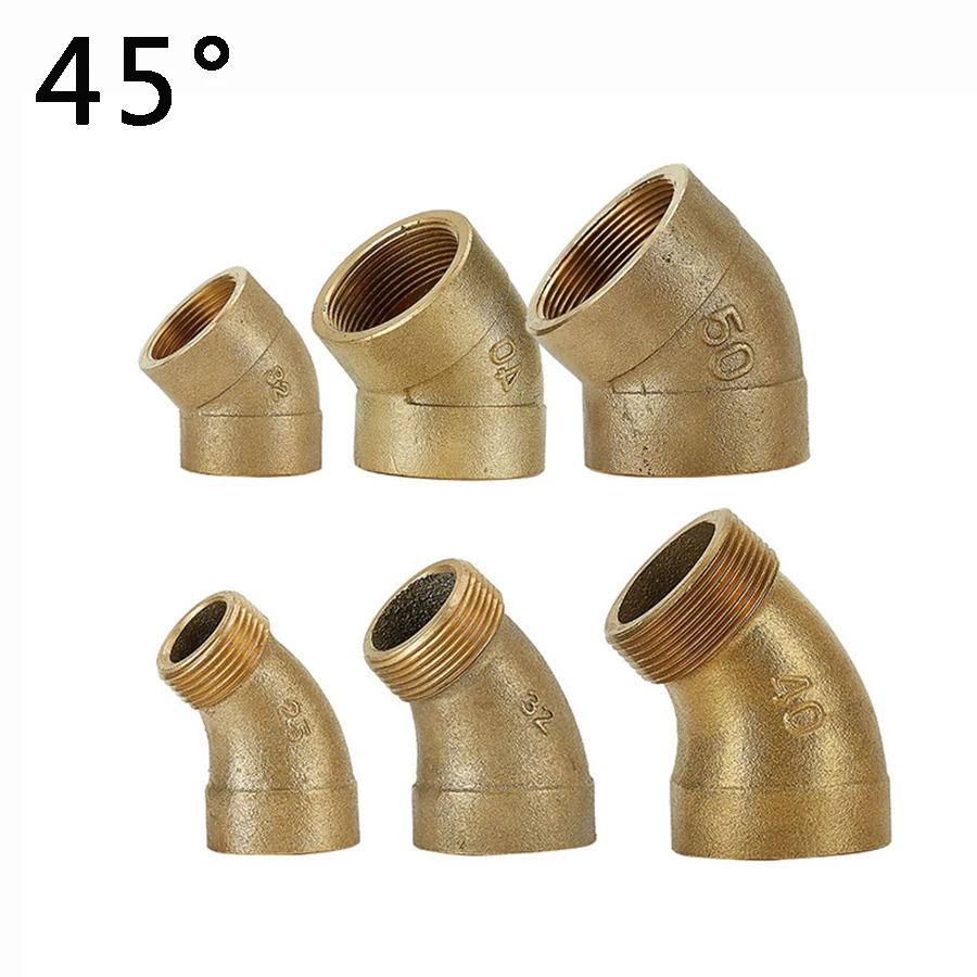 1 шт. медный локоть 45 градусов 1 "1-1/4" 1-1/2 "2" BSP Женский к мужскому резьбе равный водопровод адаптер для водного топлива медь
1 шт. медный локоть 45 градусов 1 "1-1/4" 1-1/2 "2" BSP Женский к мужскому резьбе равный водопровод адаптер для водного топлива медь