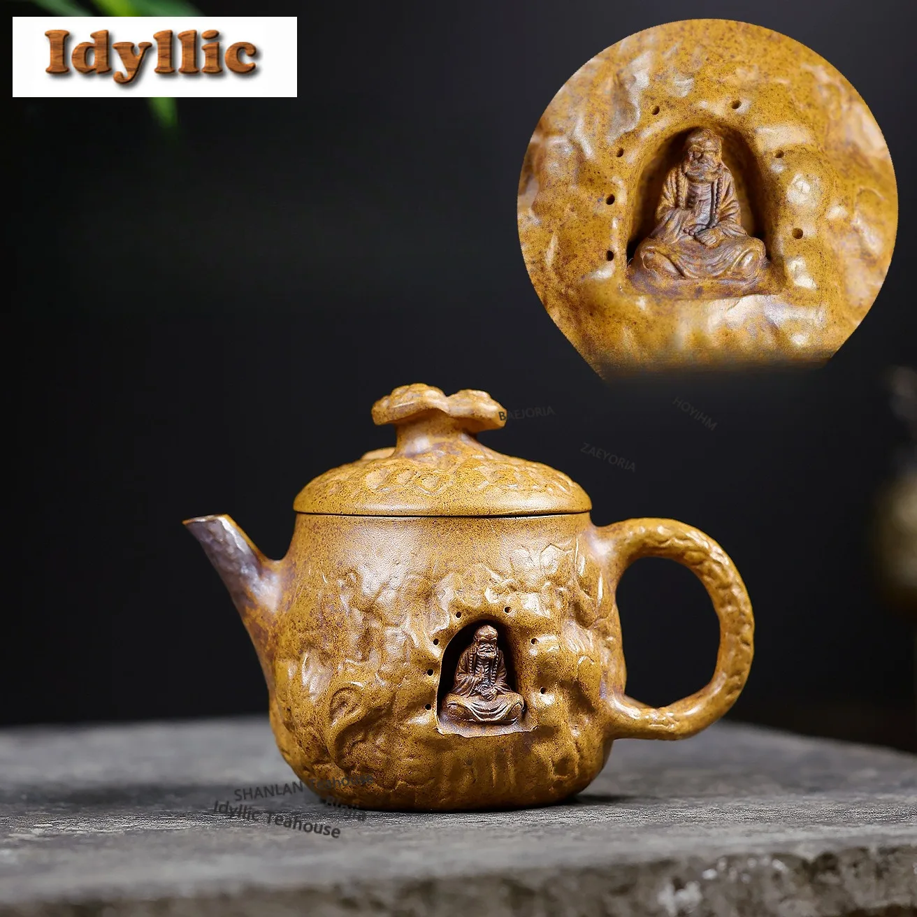 210ml Boutique Yixing Purple Clay Teapots Handmade Ganoderma Lucidum Pot Raw Ore The Keel Gold Sand Mud Tea Maker Kettle Zisha
210ml Boutique Yixing Purple Clay Teapots Handmade Ganoderma Lucidum Pot Raw Ore The Keel Gold Sand Mud Tea Maker Kettle Zisha