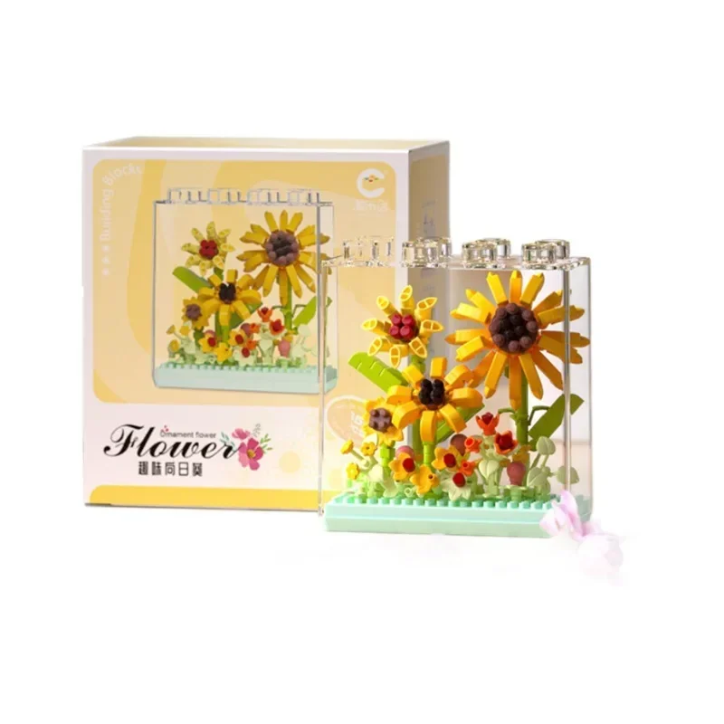 1PC Set Succulent Flower Pot Building Blocks Simulation Flower Assembling Brick Model Kids Toys Home Decoration Collection Gifts
1PC Set Succulent Flower Pot Building Blocks Simulation Flower Assembling Brick Model Kids Toys Home Decoration Collection Gifts
