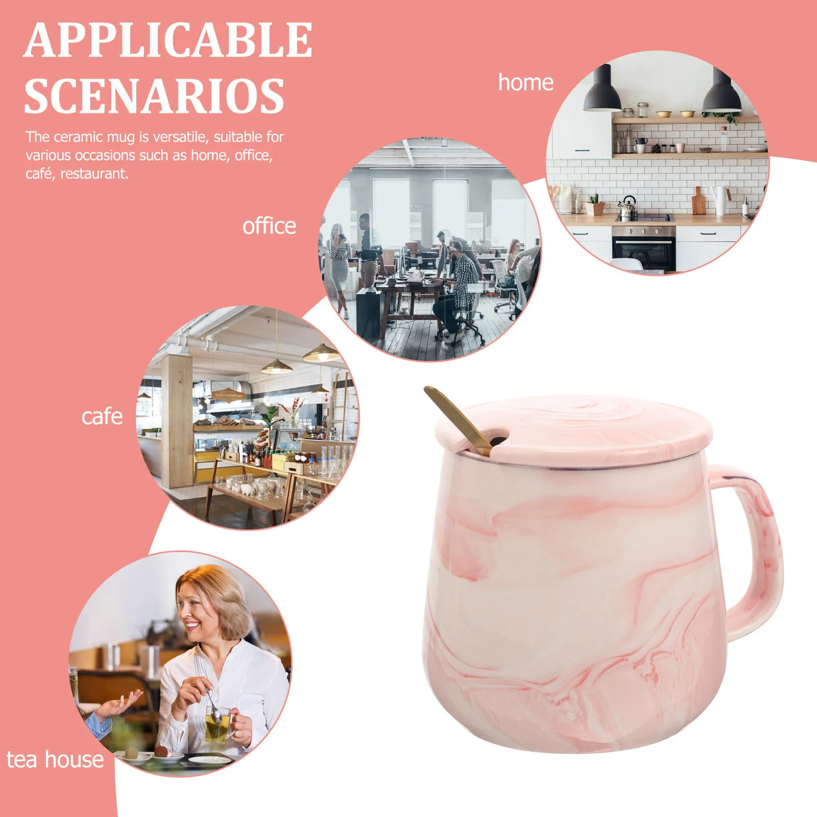 Marble Design Ceramic Coffee Mug Versatile Tea Milk Hot Chocolate Mug Office Home Use Coffee Cups with Handles
Marble Design Ceramic Coffee Mug Versatile Tea Milk Hot Chocolate Mug Office Home Use Coffee Cups with Handles