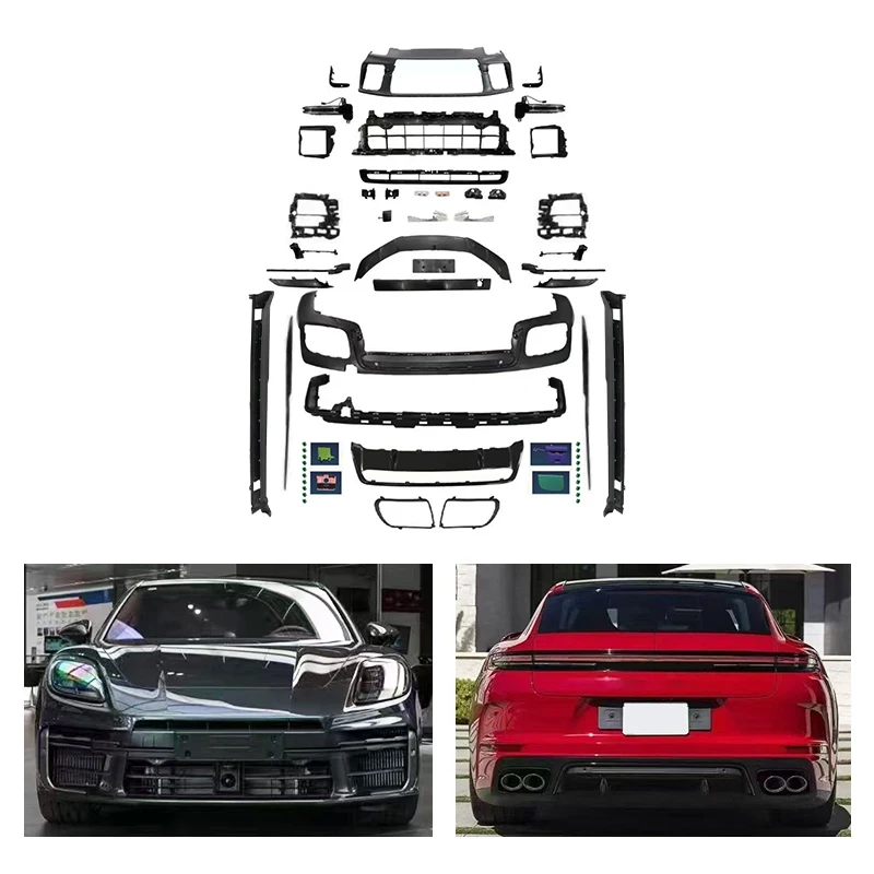 Car Modification Upgrade Front Bumper Rear Bumper GTS Rear Lip Turbo Body Kit Suitable for Panamera 976 2024-2025
Car Modification Upgrade Front Bumper Rear Bumper GTS Rear Lip Turbo Body Kit Suitable for Panamera 976 2024-2025