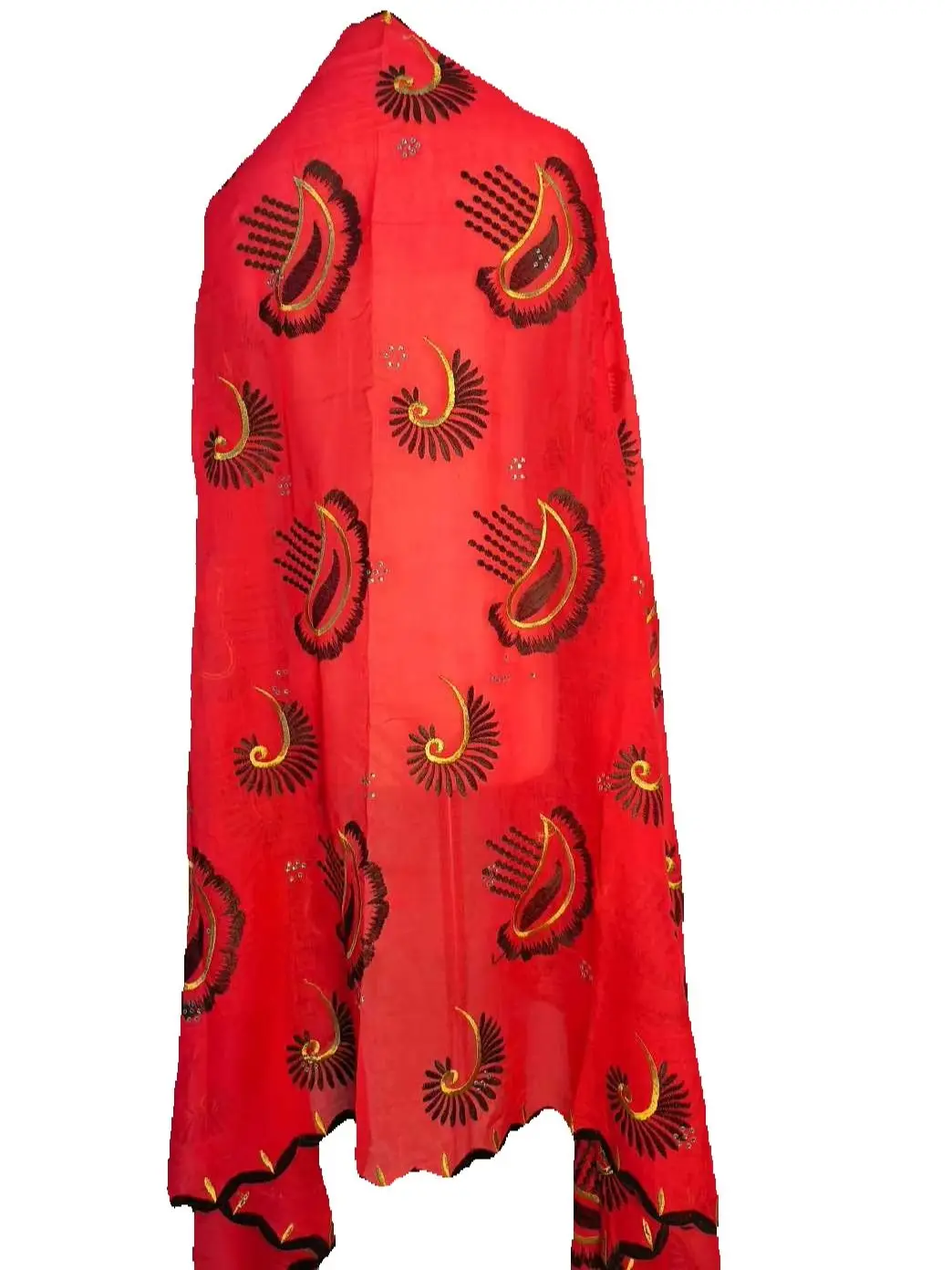 Women's 100% Cotton Floral Embroidery Hijab Scarf Breathable Daily Wear African muslim Big Scarfs Best Selling
Women's 100% Cotton Floral Embroidery Hijab Scarf Breathable Daily Wear African muslim Big Scarfs Best Selling