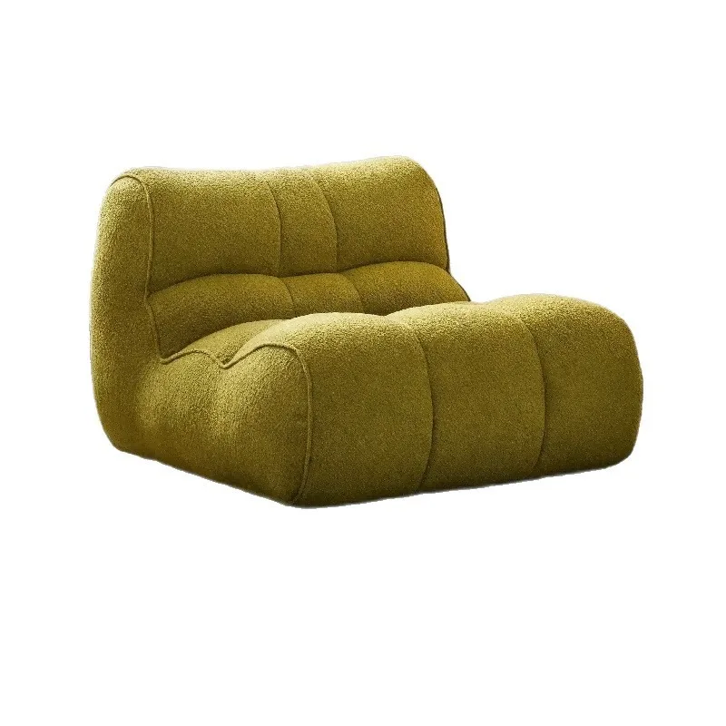 Simple and modern single sofa, cream style living room, bedroom, casual lazy fabric sofa, small apartment
Simple and modern single sofa, cream style living room, bedroom, casual lazy fabric sofa, small apartment