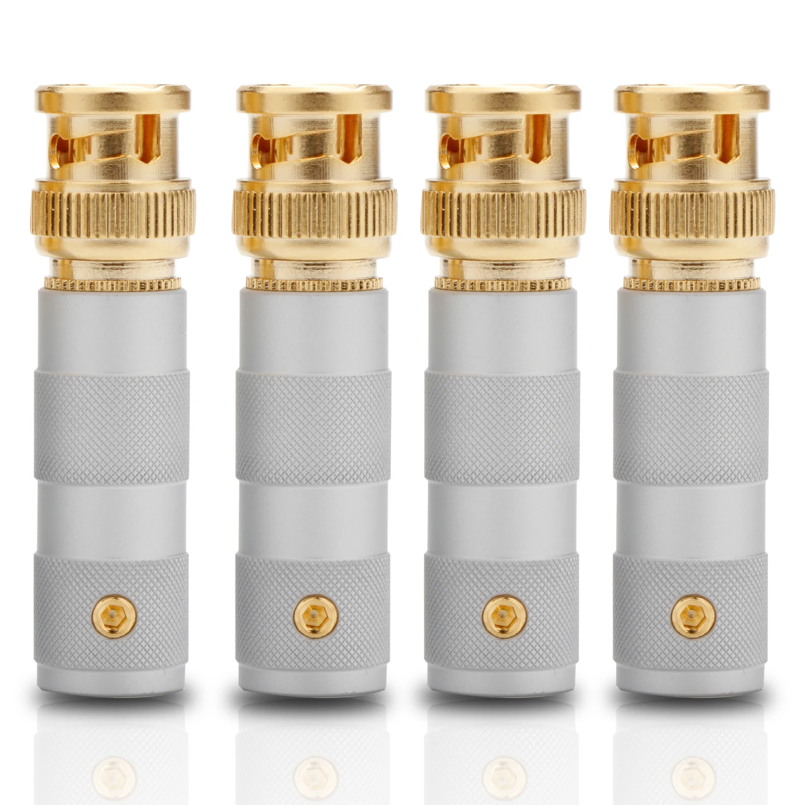 BNC Connectors HD Gold-Plated Welding Coaxial Cable BNC Plug Surveillance Camera Monitor Accessories
BNC Connectors HD Gold-Plated Welding Coaxial Cable BNC Plug Surveillance Camera Monitor Accessories