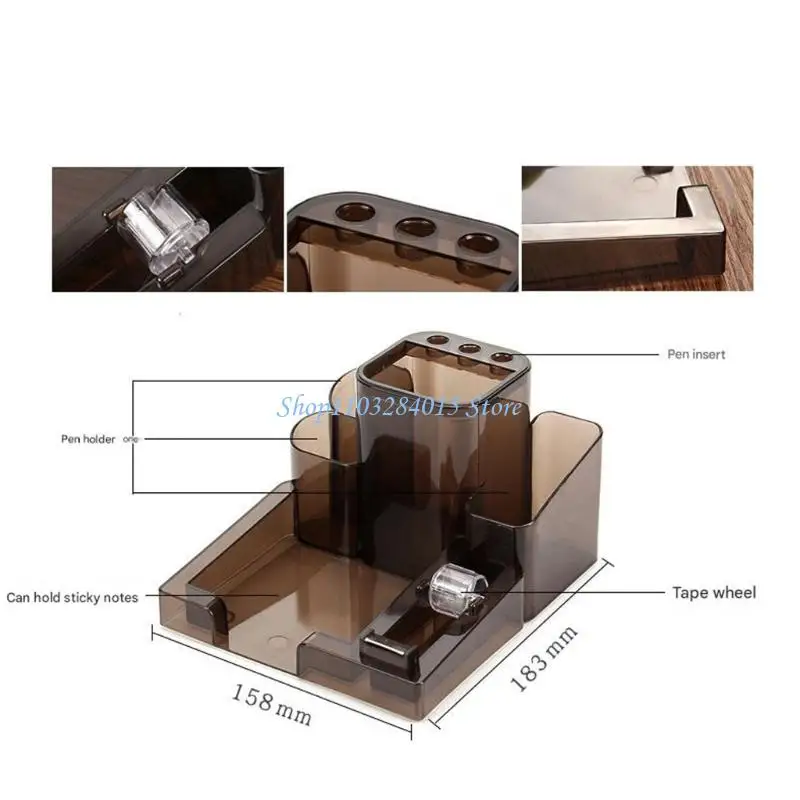 R6FF Pen Cup Desk Pencil Holders Office Home Decors Desk Brush Pen Holders Container
R6FF Pen Cup Desk Pencil Holders Office Home Decors Desk Brush Pen Holders Container