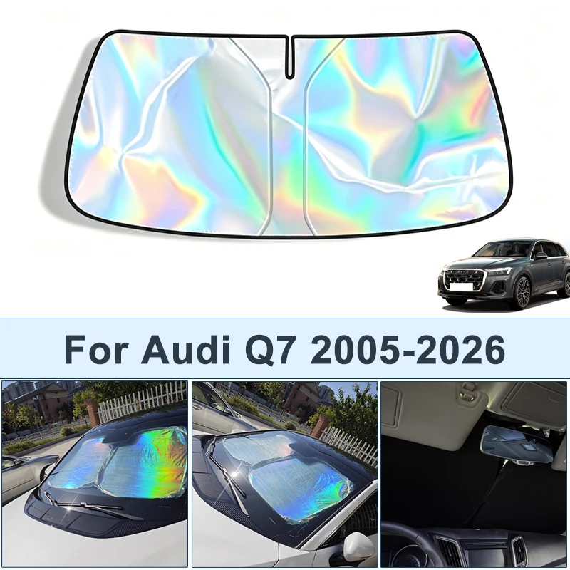Foldable Front Windshield Sun Shade For Audi Q7 2005-2026 UV Reflective Sun Protection Cover Car Interior Accessories
Foldable Front Windshield Sun Shade For Audi Q7 2005-2026 UV Reflective Sun Protection Cover Car Interior Accessories
