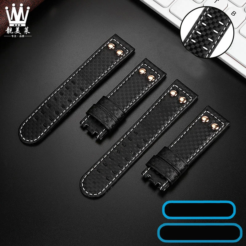 For Hamilton Khaki Aviation Series H77696793 77616533 Carbon Fiber Leather Watch Strap with Rose Gold Rivet Wrist Band 22mm
For Hamilton Khaki Aviation Series H77696793 77616533 Carbon Fiber Leather Watch Strap with Rose Gold Rivet Wrist Band 22mm