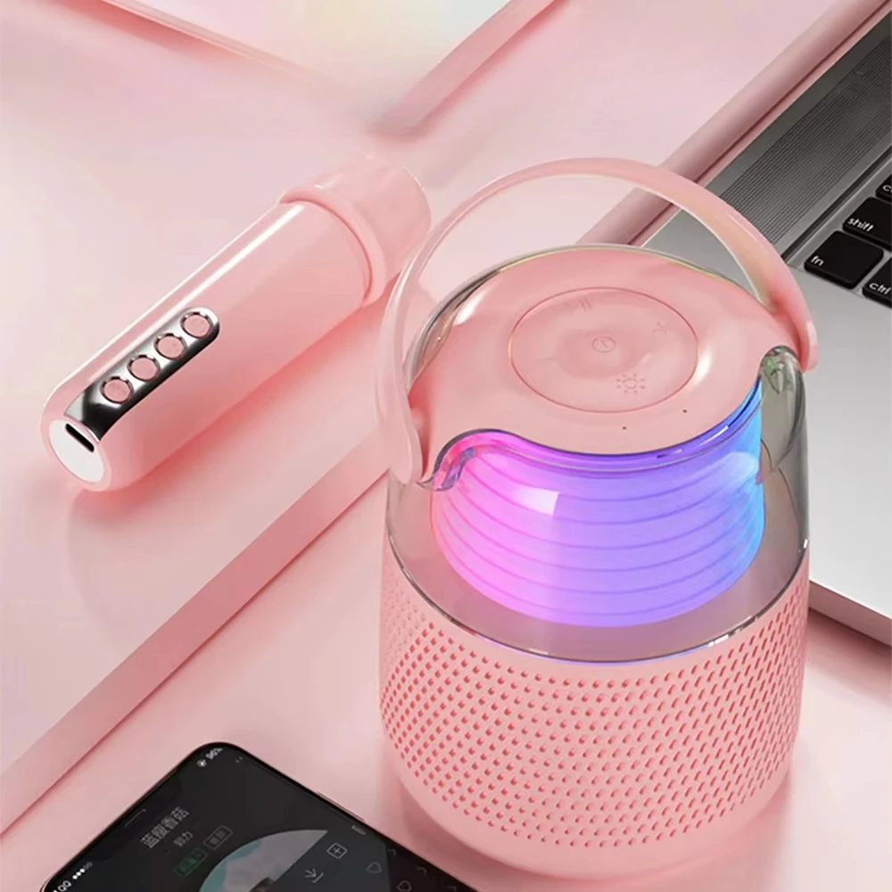 New Speaker High-end Bluetooth Audio Small Home Ktv Karaoke Microphone Children's Singing Gift Bluetooth Speaker Column
New Speaker High-end Bluetooth Audio Small Home Ktv Karaoke Microphone Children's Singing Gift Bluetooth Speaker Column