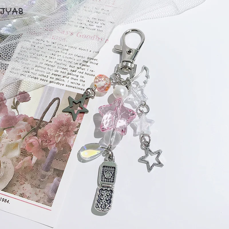 Korean Fresh Cute Star Phone Lanyard Keychain Y2K Sweet Girly Keyring Bag Pendant Key Accessories For Girls Gift
Korean Fresh Cute Star Phone Lanyard Keychain Y2K Sweet Girly Keyring Bag Pendant Key Accessories For Girls Gift