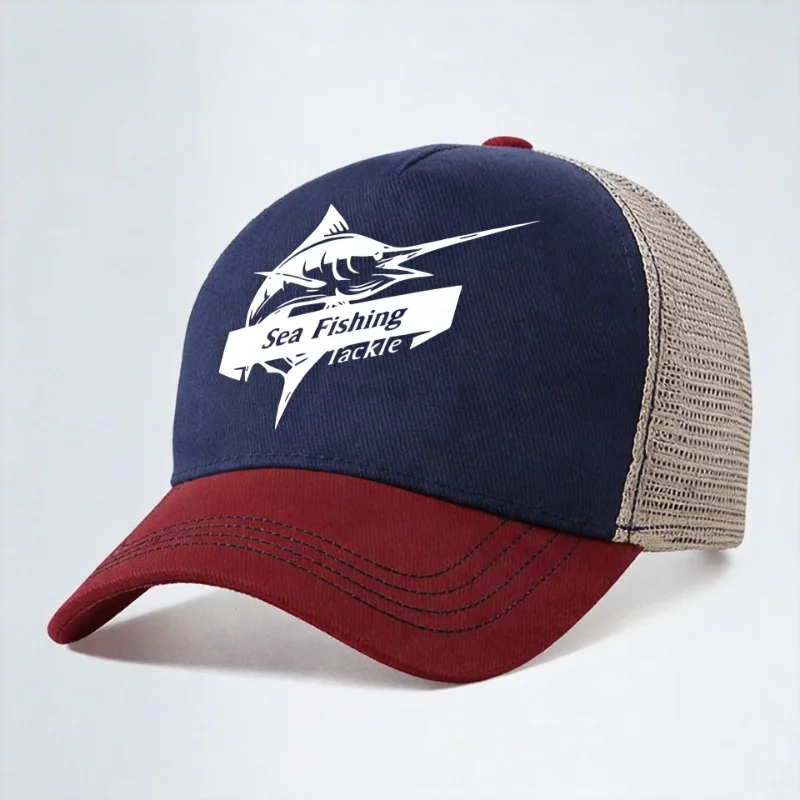 Sea Fishing hat summer Breathable mesh Baseball Cap Fish Print Hip hop hats men outdoors fishing Luya caps
Sea Fishing hat summer Breathable mesh Baseball Cap Fish Print Hip hop hats men outdoors fishing Luya caps