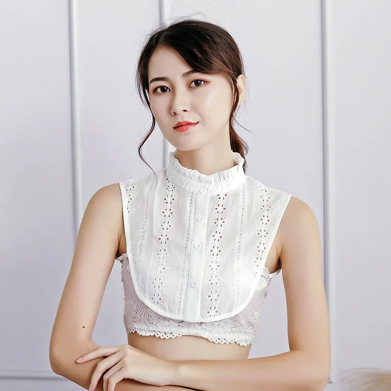 Women's Autumn Winter Ruffled Edge Shirt with Fake Stand Collar Decorative Simple Style Inner Wear Top
Women's Autumn Winter Ruffled Edge Shirt with Fake Stand Collar Decorative Simple Style Inner Wear Top