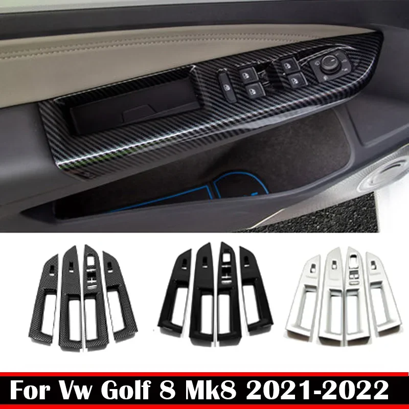 For Volkswagen VW Golf 8 MK8 2021 2022 ABS black Car Door Window Glass Lifter switch Armrest Button Cover interior Accessories
For Volkswagen VW Golf 8 MK8 2021 2022 ABS black Car Door Window Glass Lifter switch Armrest Button Cover interior Accessories