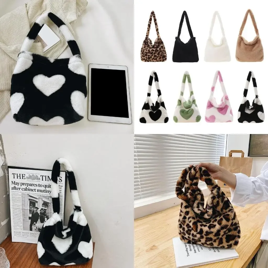 X90D Ladies Furry Tote Bag Large Plush Shoulder Bag Women Purse for Autumn and Winter
X90D Ladies Furry Tote Bag Large Plush Shoulder Bag Women Purse for Autumn and Winter