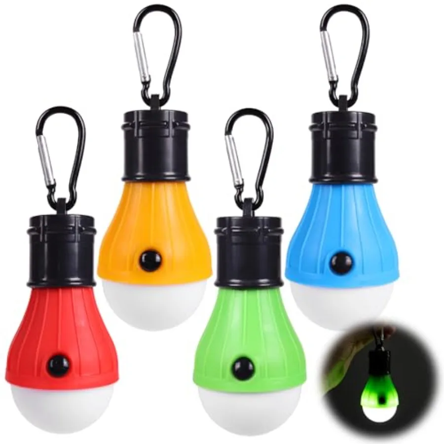 4PCS LED Camping Lantern Set Portable Tent Lights with Clip Hooks and 3 Modes High/Low/Strobe,LED Camping Lamp for Camping, Bac
4PCS LED Camping Lantern Set Portable Tent Lights with Clip Hooks and 3 Modes High/Low/Strobe,LED Camping Lamp for Camping, Bac