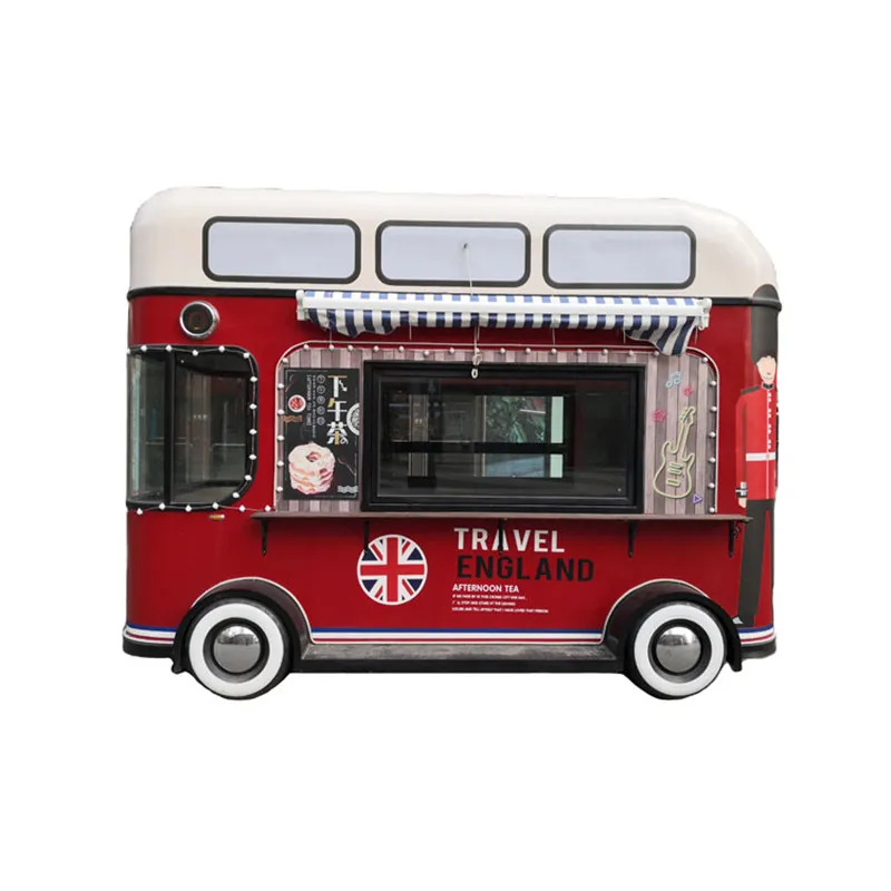 Commercial Food Truck Mobile Kitchen Horse Box Dining Bus British Fast Food Cart Cake Coffee Bar Drink Hot Dog Vending For Sale
Commercial Food Truck Mobile Kitchen Horse Box Dining Bus British Fast Food Cart Cake Coffee Bar Drink Hot Dog Vending For Sale