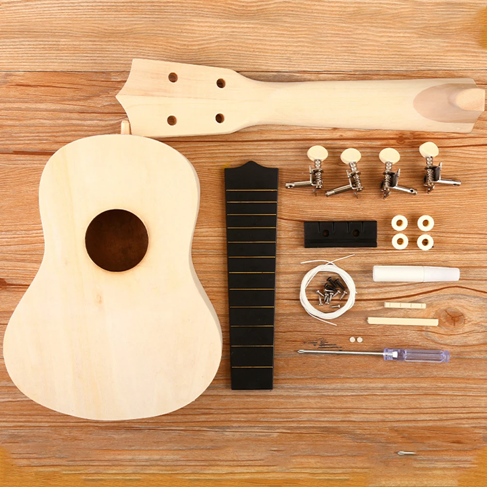 Premium Wood DIY Ukulele Kit for Kids Children's Musical Instruments Durable Assembly Supplies Handmade Portable Lightweight
Premium Wood DIY Ukulele Kit for Kids Children's Musical Instruments Durable Assembly Supplies Handmade Portable Lightweight