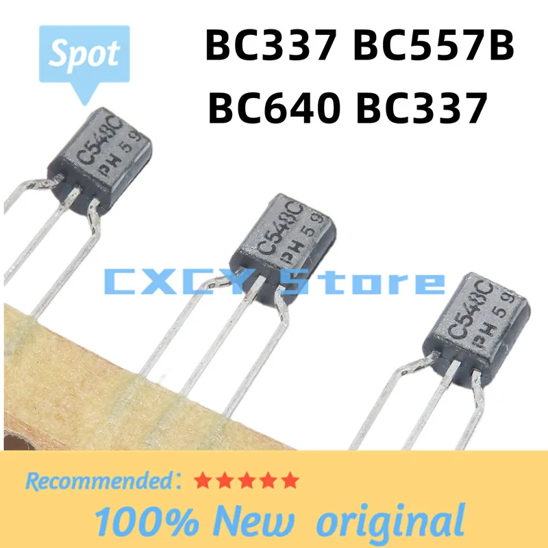 10Pcs/Lot BC337 C337 BC557B C557B BC548 C548 BC640 C640 New Original TRIODE TO-92 Direct Purchase
10Pcs/Lot BC337 C337 BC557B C557B BC548 C548 BC640 C640 New Original TRIODE TO-92 Direct Purchase