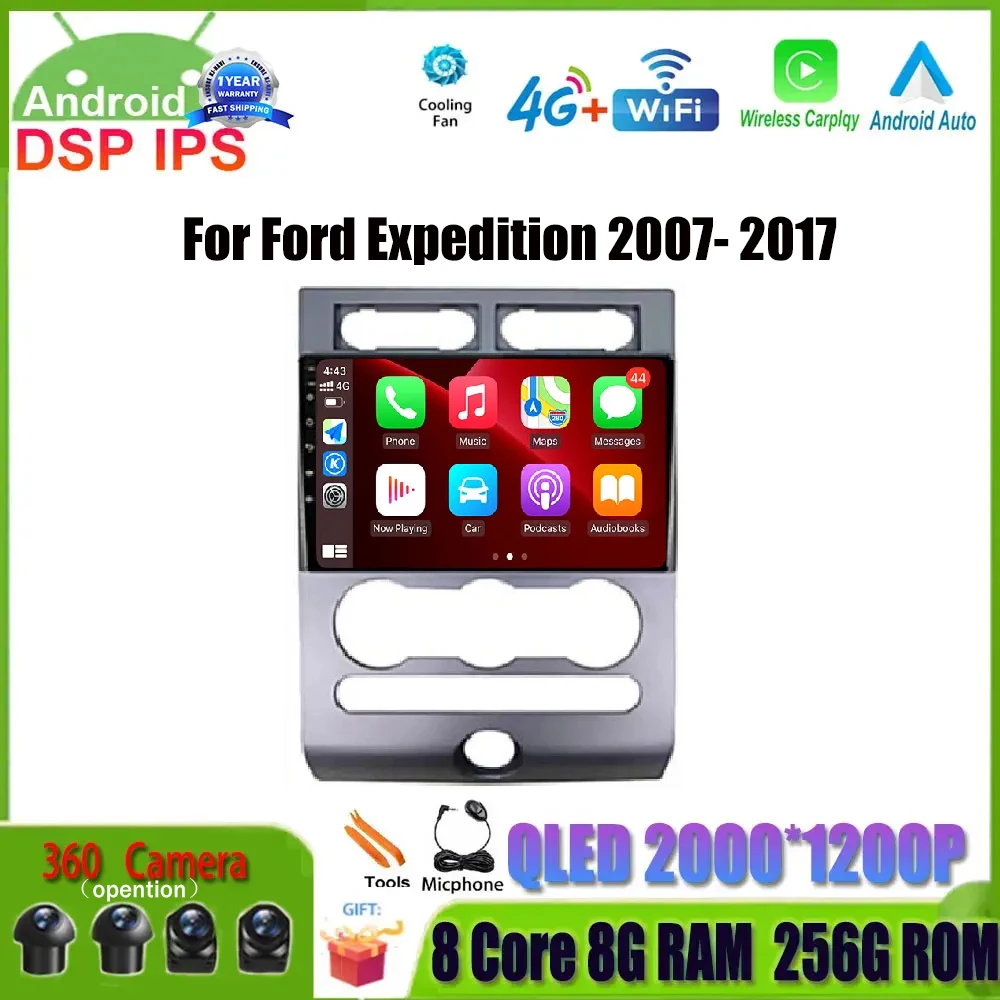 Автомобильная стереосистема Android 14 для Ford Expedition 2007-2017 4G FM GPS Мультимедийный плеер DSP IPS Экран 9-дюймовый
Автомобильная стереосистема Android 14 для Ford Expedition 2007-2017 4G FM GPS Мультимедийный плеер DSP IPS Экран 9-дюймовый