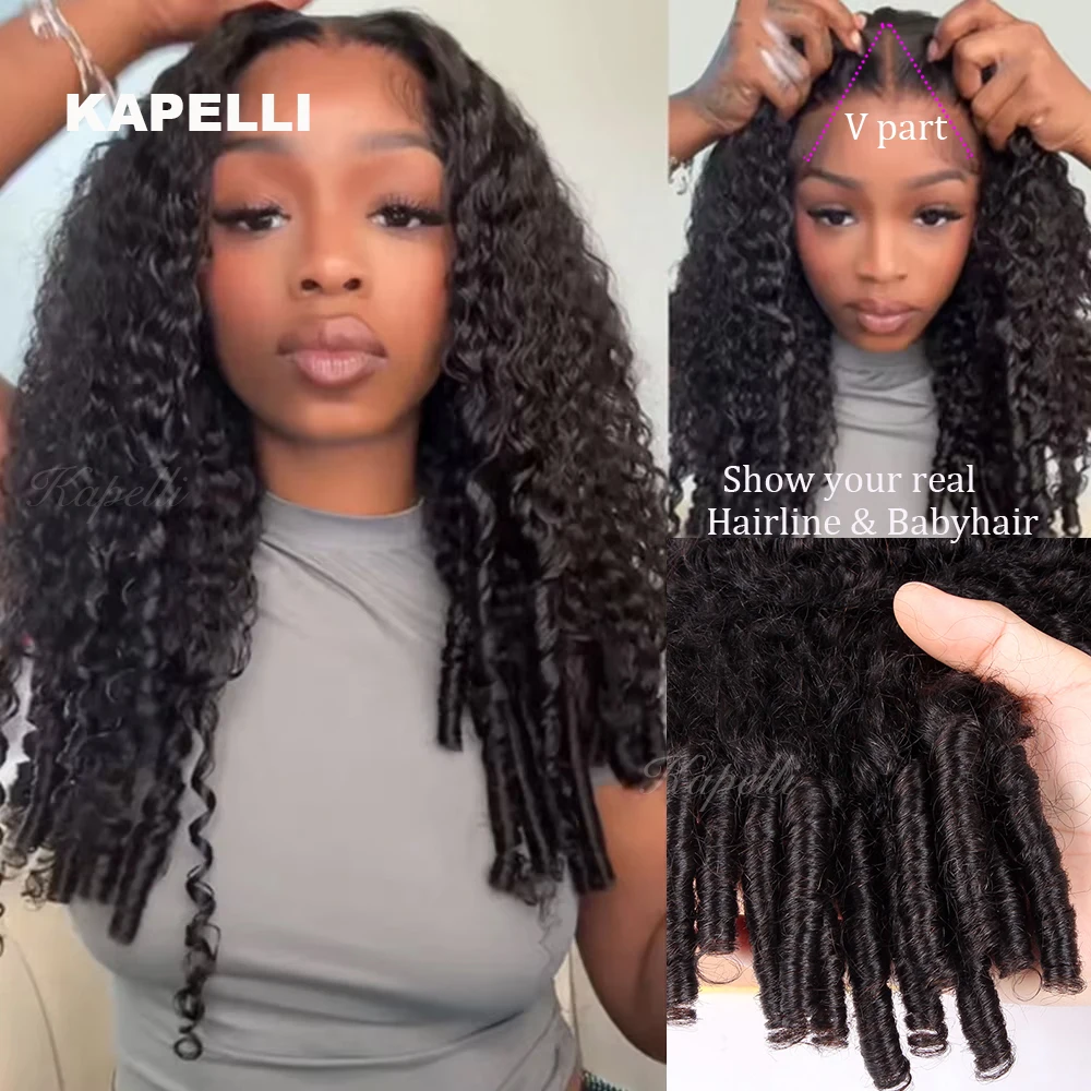 30inch Burmese Curly V Part Wig Brazilian Human Hair V Shape Curly Wig for Women Natural Color 200% Density 100% Human Hair Wig
30inch Burmese Curly V Part Wig Brazilian Human Hair V Shape Curly Wig for Women Natural Color 200% Density 100% Human Hair Wig