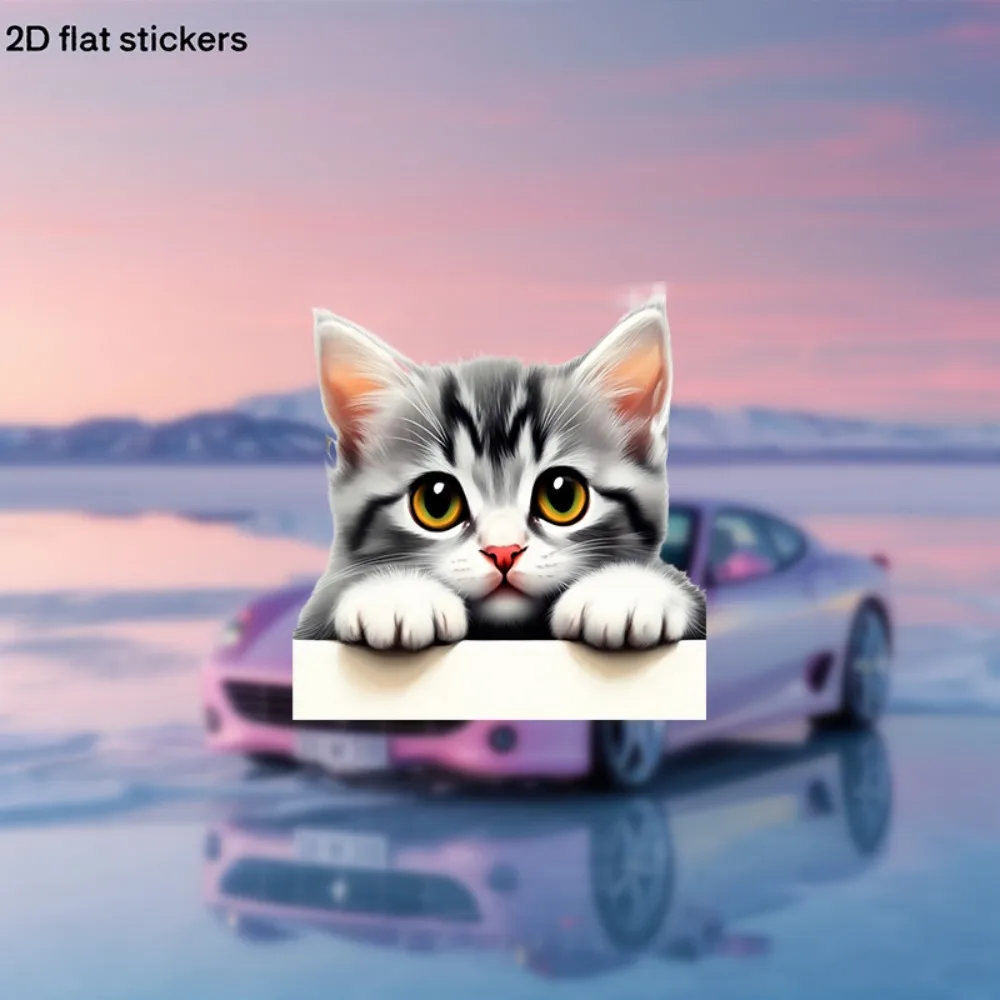 Collection of Three Flat Decorative Stickers Featuring Adorable Cat Designs Perfect for Vehicles Projects And Personal Items
Collection of Three Flat Decorative Stickers Featuring Adorable Cat Designs Perfect for Vehicles Projects And Personal Items