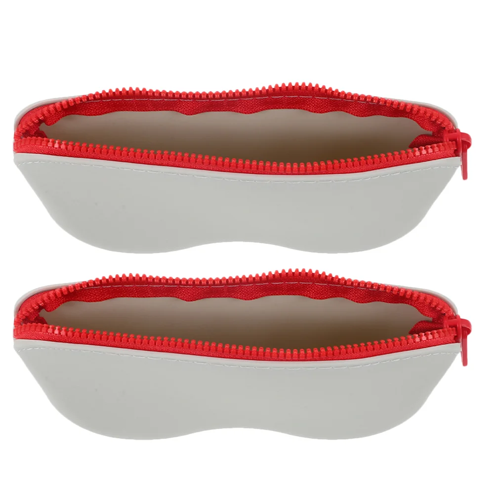 2pcs Glasses Bag Silicone Zipper Pouch Water proof Sunglasses Eyeglasses Case Storage Travel School Office Compact
2pcs Glasses Bag Silicone Zipper Pouch Water proof Sunglasses Eyeglasses Case Storage Travel School Office Compact