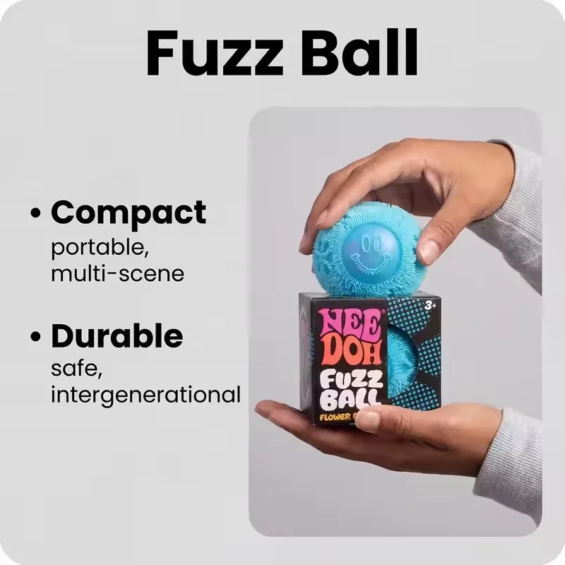 NeeDoh Fuzz Ball Blind Box Series Desktop Ornament Stress Relief Toys Suitable For People Under Pressure Fun Soft Stress Ball
NeeDoh Fuzz Ball Blind Box Series Desktop Ornament Stress Relief Toys Suitable For People Under Pressure Fun Soft Stress Ball