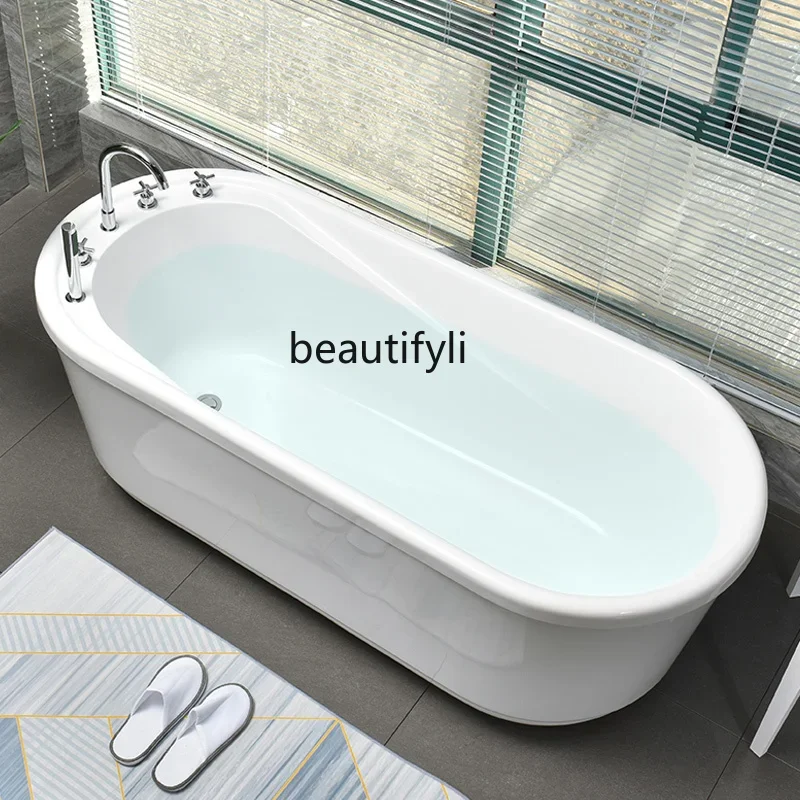 Independent household small apartment princess acrylic bathtub adult Japanese simple bathtub
Independent household small apartment princess acrylic bathtub adult Japanese simple bathtub