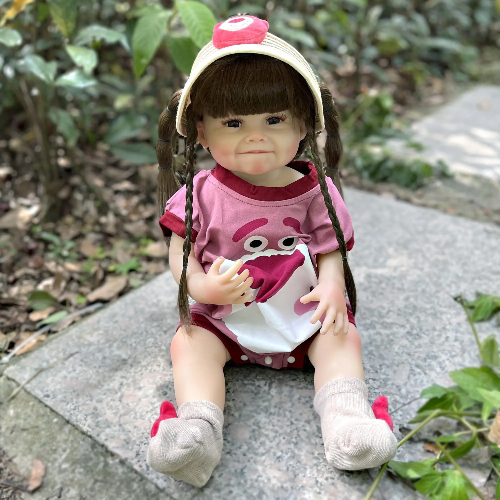 22 Inch Waterproof Full Soft Vinyl Bebe Reborn Doll Can take shower Newborn Baby Doll Handmade Lifelike Reborn Baby
22 Inch Waterproof Full Soft Vinyl Bebe Reborn Doll Can take shower Newborn Baby Doll Handmade Lifelike Reborn Baby