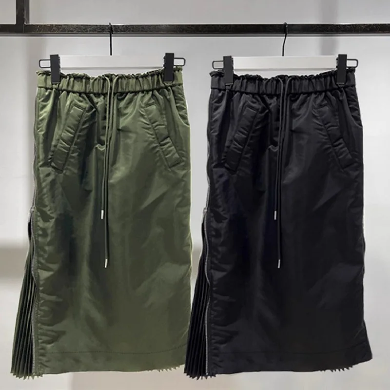 2025 new style drawstring two-side zipper pleated full-skirted A-line dress y2k skirt
2025 new style drawstring two-side zipper pleated full-skirted A-line dress y2k skirt